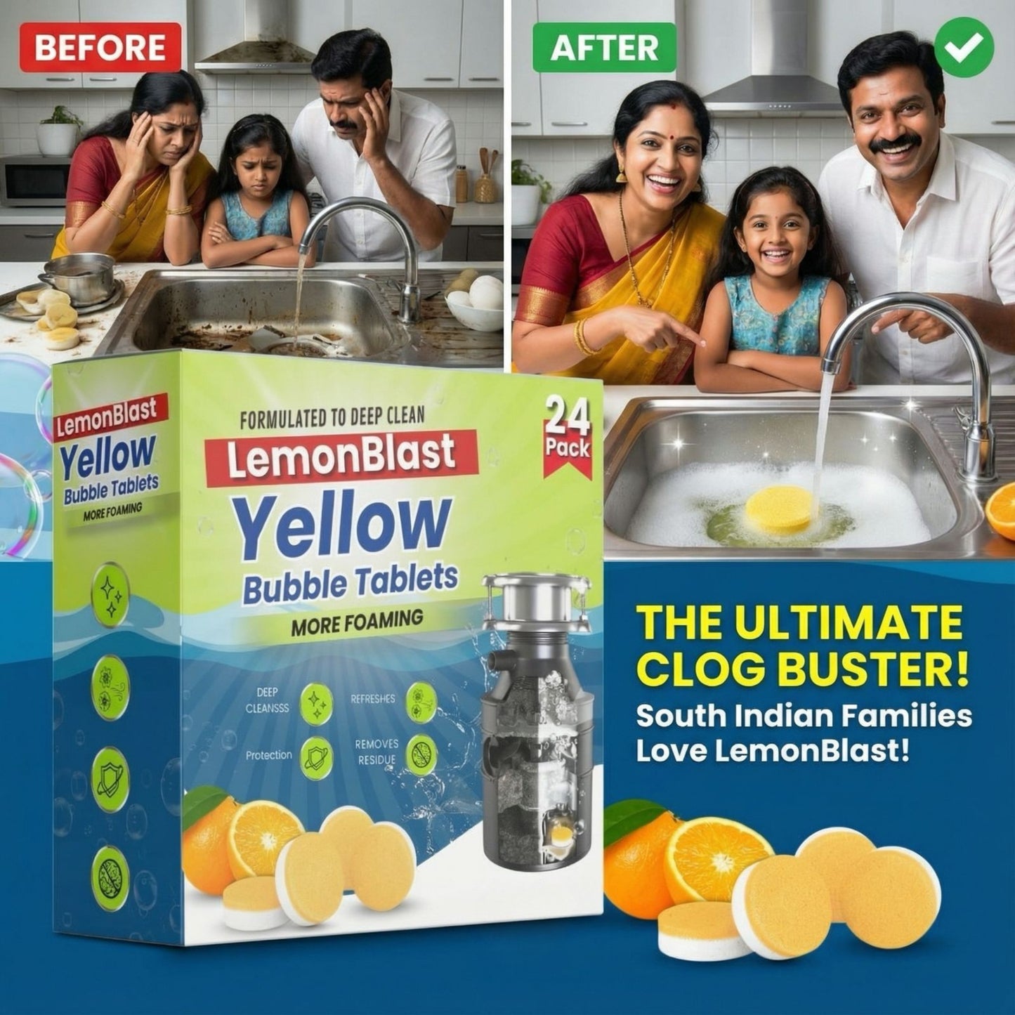 ⏳ Limited-Time Offer ⏳ : Grab LemonBlast Yellow Bubble Tablets at Flat 50% OFF!